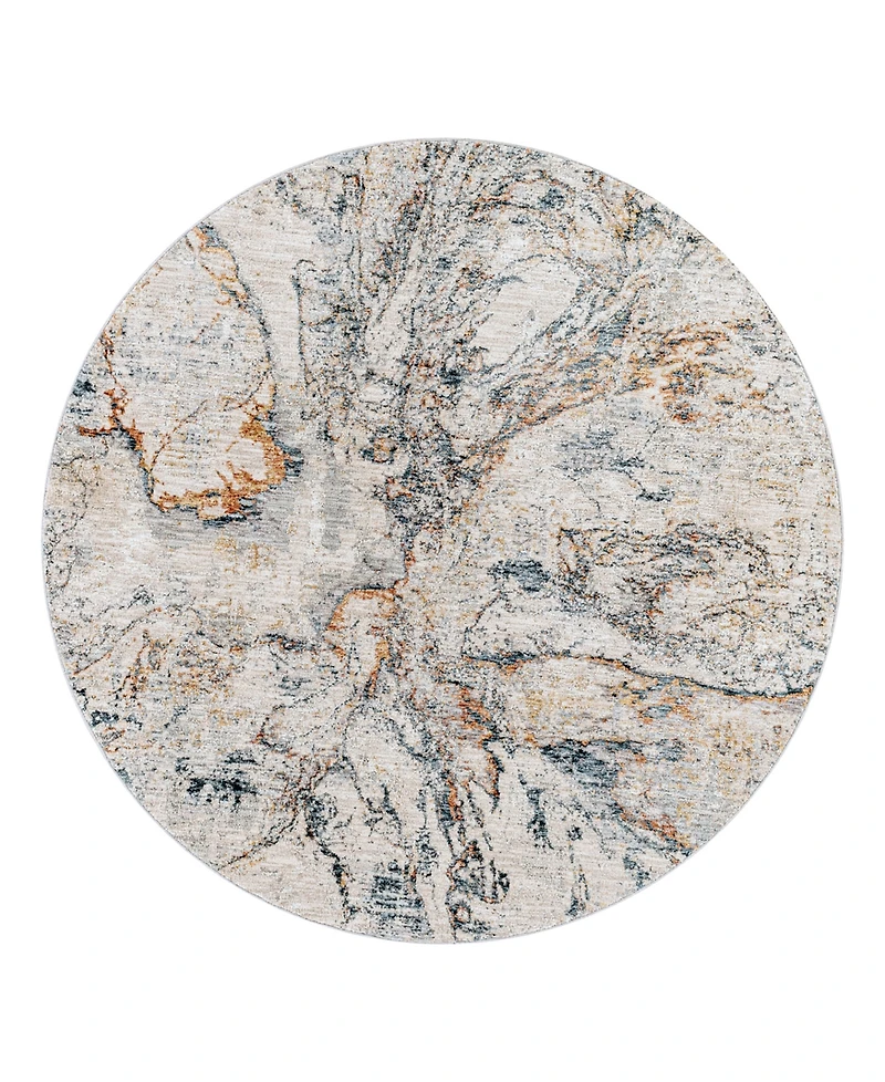 Livabliss Laila Laa-2316 6'7x6'7 Round Area Rug