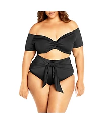 City Chic Plus Size Sicilia Swim Brief