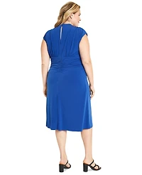 Maggy London Plus Size Sleeveless Midi Dress