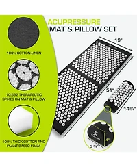 Full Body Acupressure Mat and Pillow Set