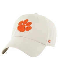 47 Men's Cream Clemson Tigers Vintage-Like Clean Up Adjustable Hat