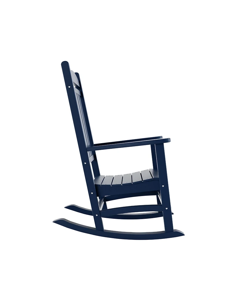 All-Weather Outdoor Patio Poly Classic Porch Rocking Chair
