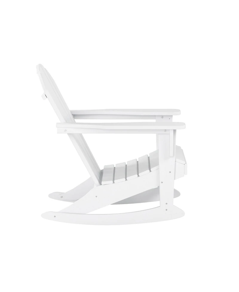 WestinTrends Outdoor Patio Porch Rocking Adirondack Chair