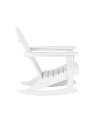 WestinTrends Outdoor Patio Porch Rocking Adirondack Chair