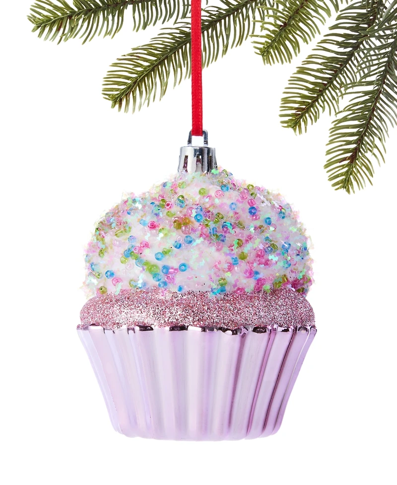 Holiday Lane Sweet Tooth Pink Cupcake Ornament, Exclusively at Macy's