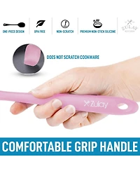 4pcs Silicone Spatula Set - Heat Resistant Silicone Tools for Cooking, Baking & Mixing