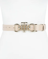 Tommy Hilfiger Women's Skinny Double Ended Horsebit Buckle Dress Casual Belt