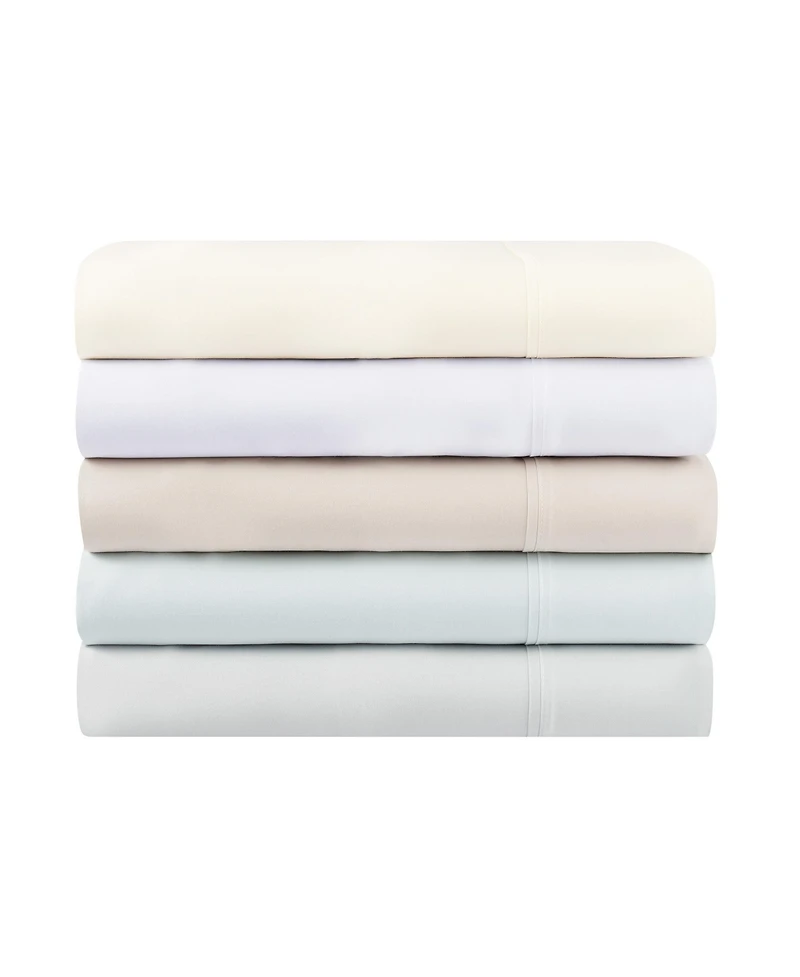 Rayon from Bamboo King Sheet Set, Ultra Silky Luxury Sheets, 1 Flat Sheet, Fitted 2 Pillowcases, Temperature Regulating, Breathable, Sustaina