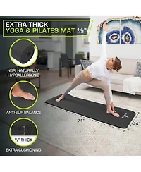 ProsourceFit Extra Thick Yoga and Pilates Mat with Sling