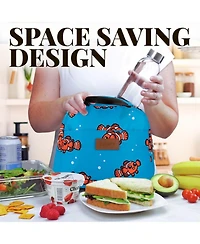 Insulated Tote Lunch Bag With Soft Padded Handles
