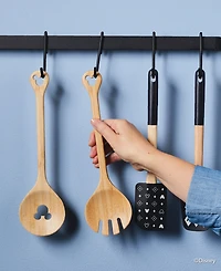 Disney Monochrome Bamboo 2 Piece Salad Server Set