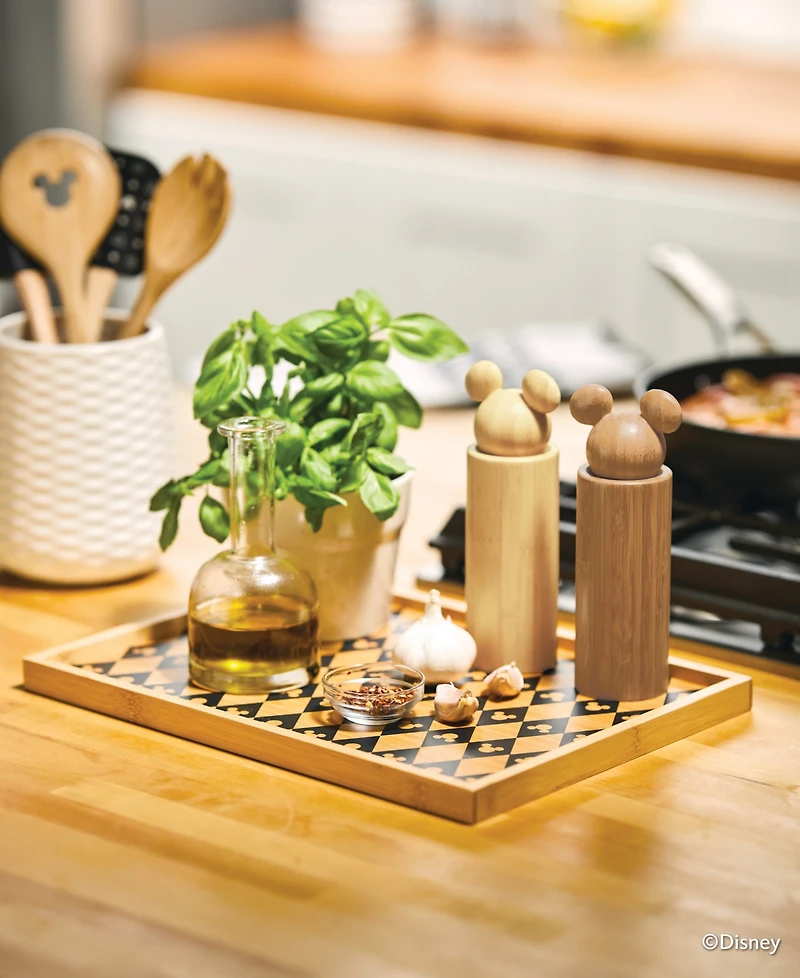 Disney Monochrome Bamboo Large Serving Tray