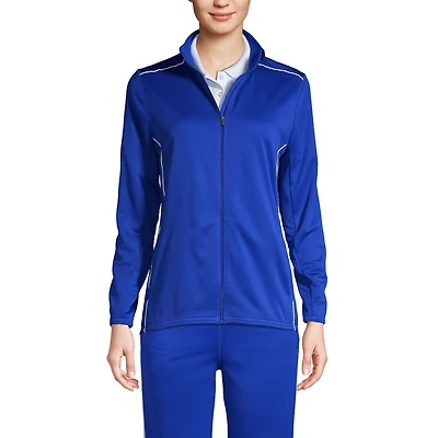 Lands' End Women's School Uniform Active Track Jacket