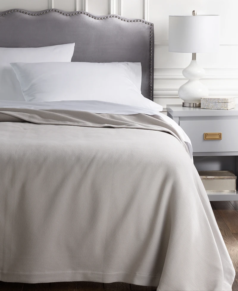 Sferra Allegra Classic Twill Cotton Blanket, Full/Queen