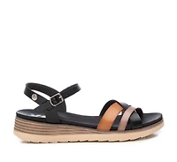 Women's Low Wedge Strappy Sandals By Xti
