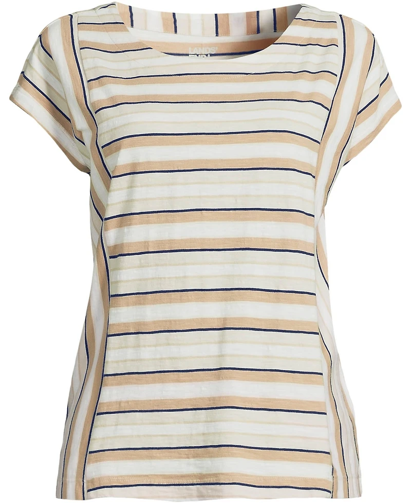 Lands' End Women's Slub Wedge T-Shirt