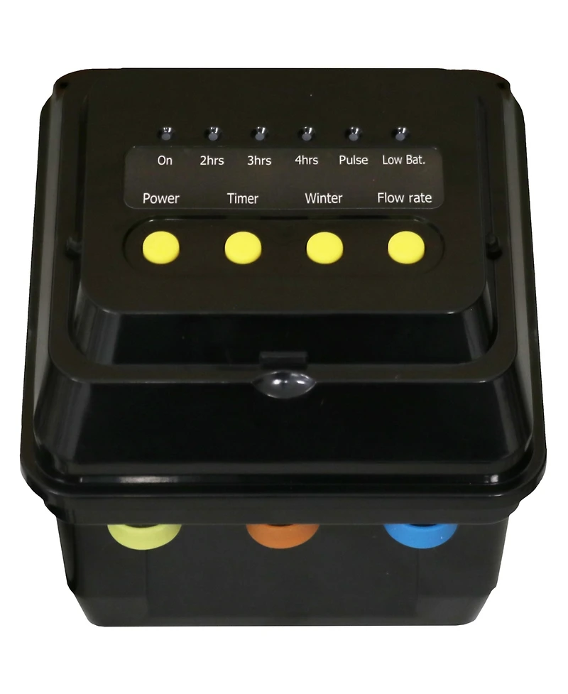 Sunnydaze Decor 66 Gph Solar Water Fountain Pump and Solar Panel Kit with Battery Pack and Led Light - 36-Inch Lift