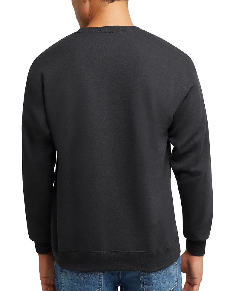 Hanes EcoSmart Men's Fleece Sweatshirt, 2-Pack