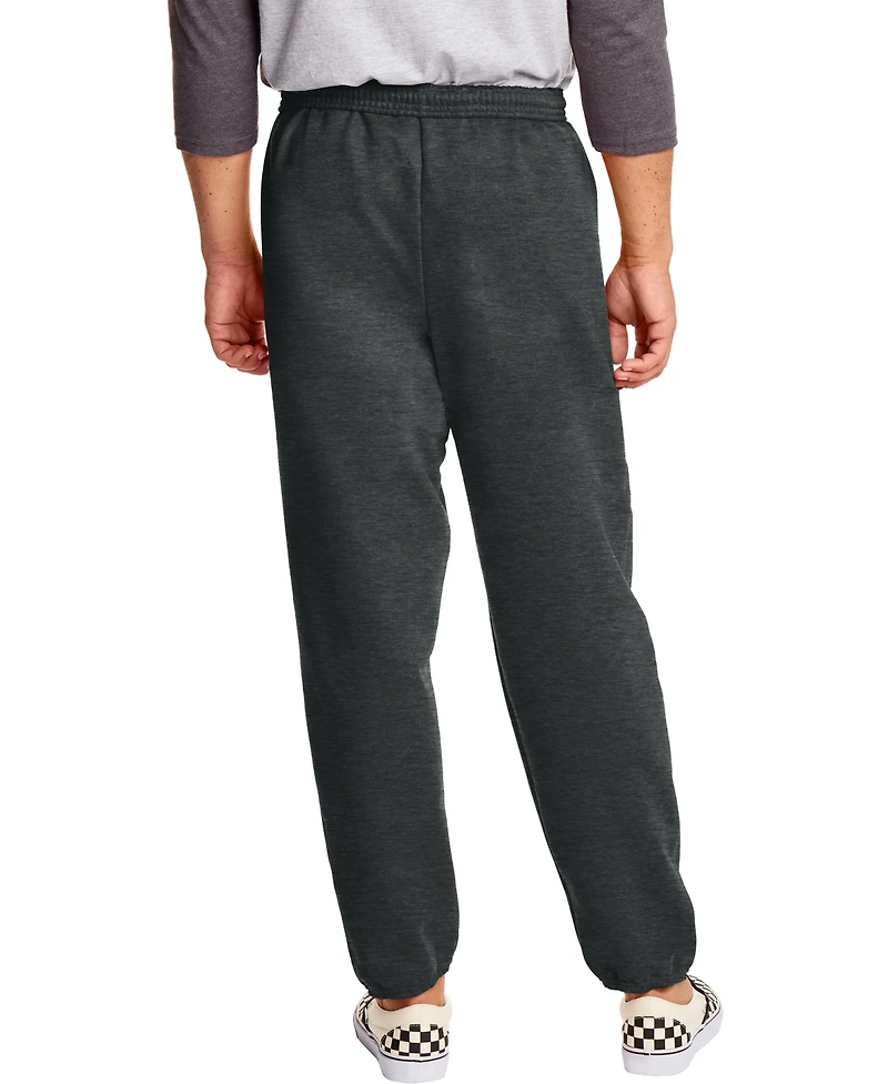 Hanes EcoSmart Men's 32" Fleece Sweatpants, 2-Pack