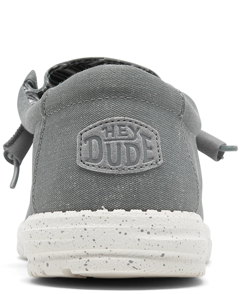 Hey Dude Men's Wally Canvas Casual Moccasin Sneakers from Finish Line