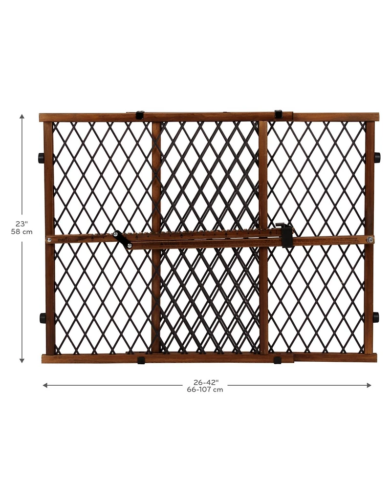 Evenflo Position Lock Adjustable Wood Baby Gate