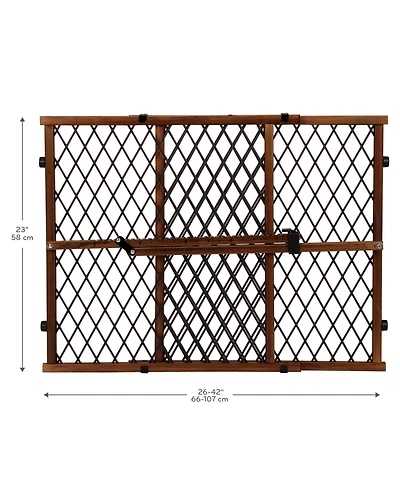 Evenflo Position Lock Adjustable Wood Baby Gate