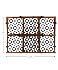 Evenflo Position Lock Adjustable Wood Baby Gate