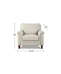 Westcott 38" Top Grain Leather Chair