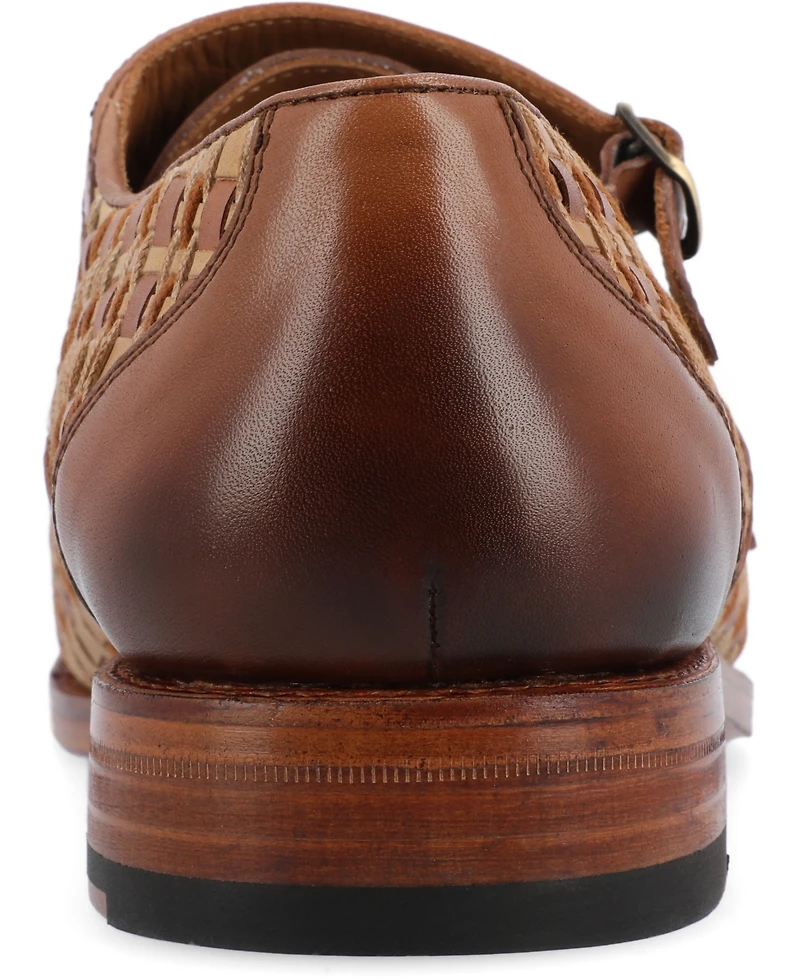 Taft Men's Lucca Double Monk Strap Dress Shoe