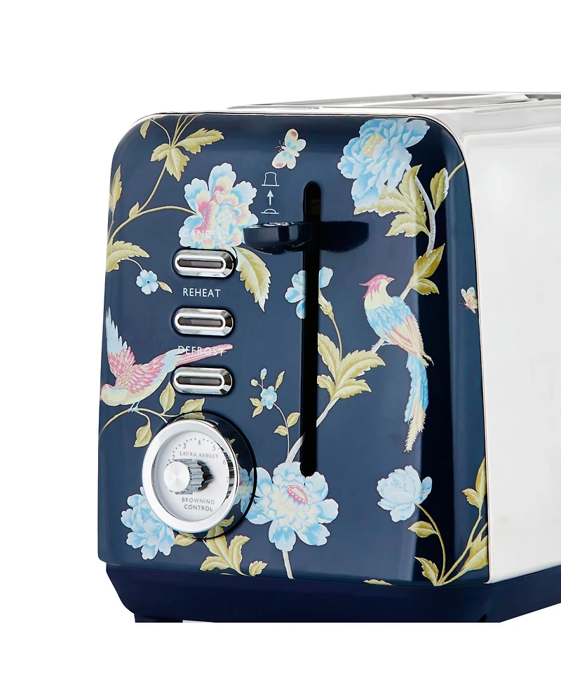 Laura Ashley Elveden Navy 2-Slice Toaster