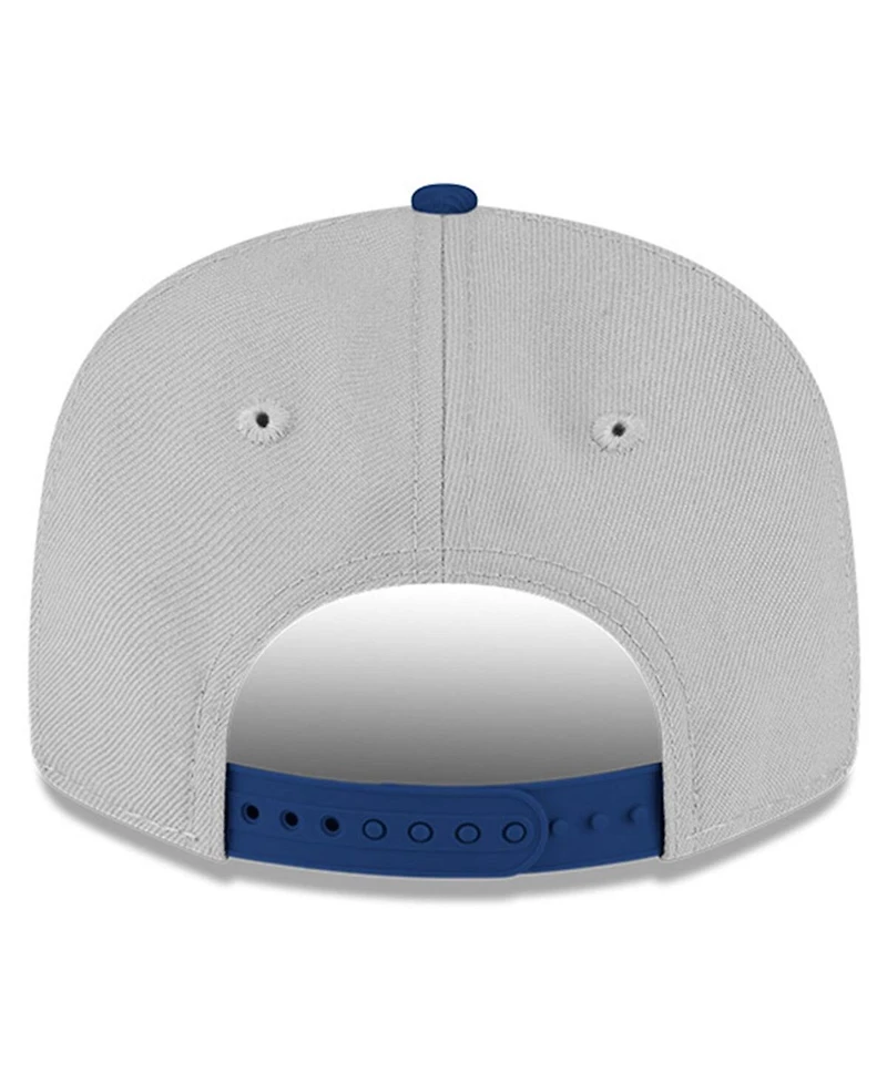 New Era Men's Gray/Blue Track house Racing Graffiti 9forty Adjustable Hat