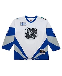 Mitchell Ness Men's Teemu Selanne White 1999 Nhl All-Star Game Blue Line Player Jersey