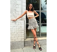 Womens Beroe Braided Handcrafted Lace Up Sandal