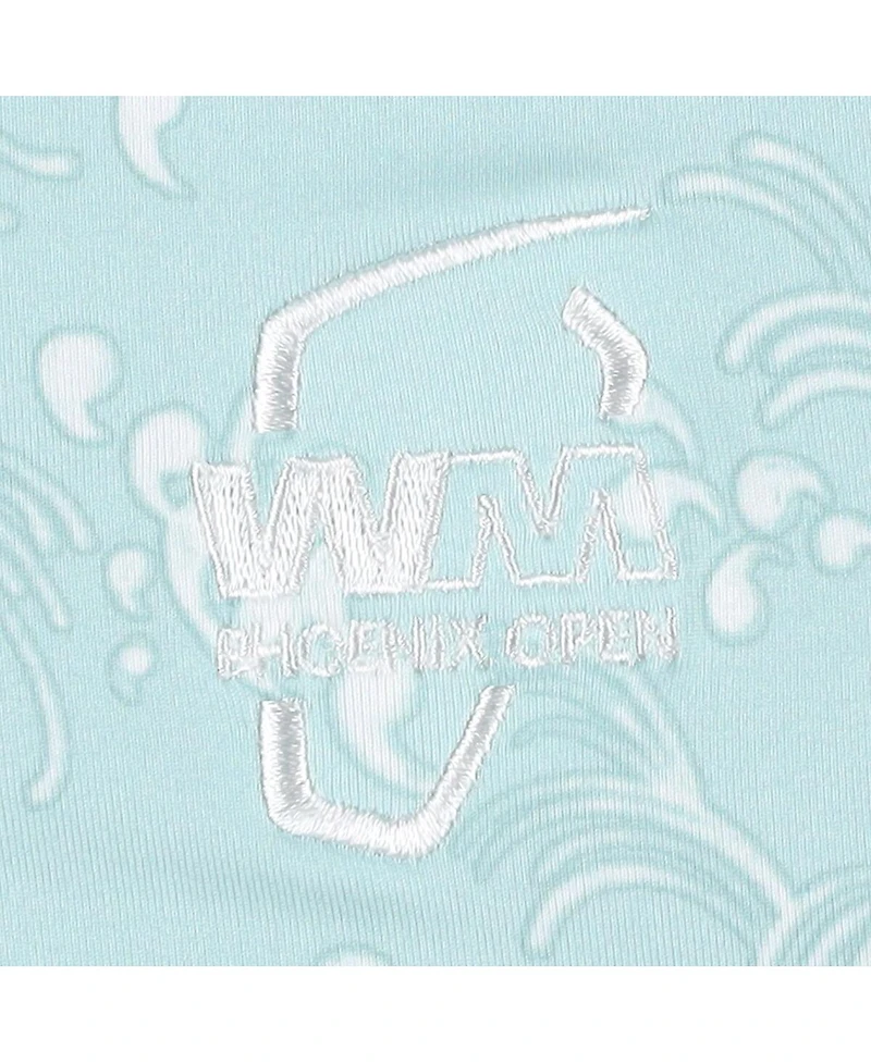 Puma Men's Mint Wm Phoenix Open Cloudspun Vintage-like Polo