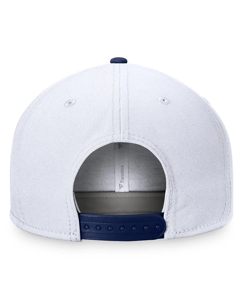 Fanatics Branded Men's White/Navy Team Usa Snapback Hat