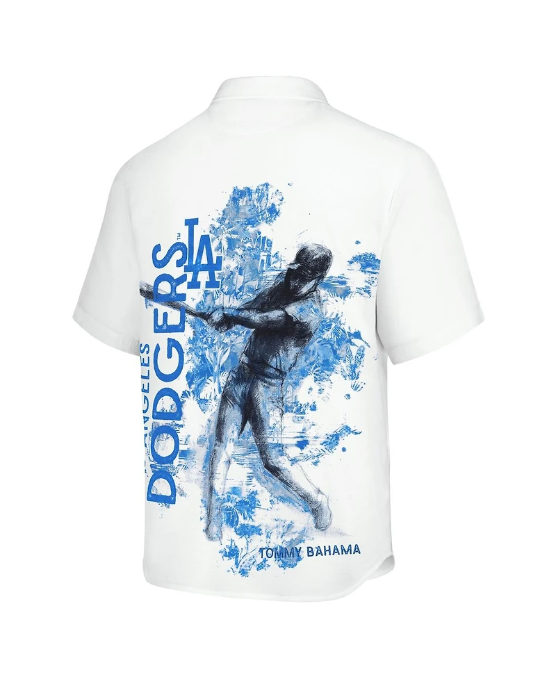 Tommy Bahama Men's White Chicago Cubs Veracruz Ace Islanders Button-Up Shirt