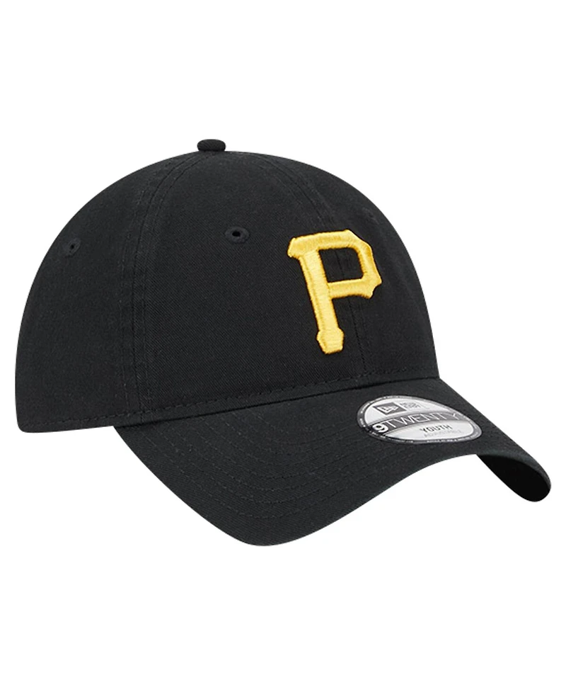 New Era Youth Black Pittsburgh Pirates Team Color 9Twenty Adjustable Hat