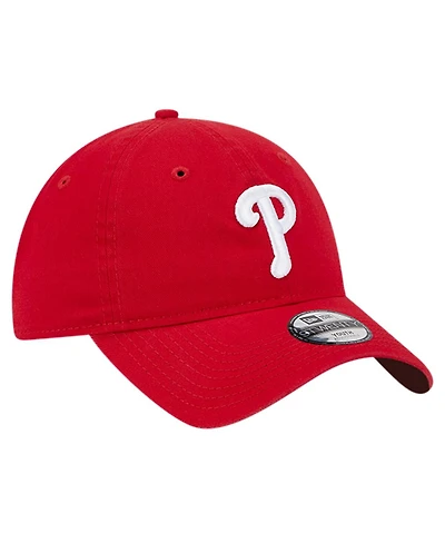 New Era Youth Red Philadelphia Phillies Team Color 9Twenty Adjustable Hat