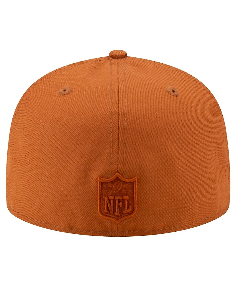 New Era Men's Brown Dallas Cowboys Color Pack 59Fifty Fitted Hat