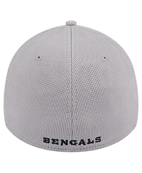 New Era Men's Gray Cincinnati Bengals Active 39Thirty Flex Hat