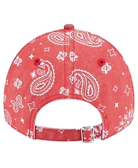 New Era Women's Scarlet San Francisco 49ers Paisley 9Twenty Adjustable Hat