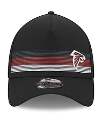 New Era Men's Black Atlanta Falcons Flawless Stripe 39Thirty Flex Hat