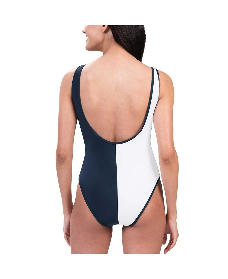 Women's G-iii 4Her by Carl Banks Navy/White Dallas Cowboys Last Stand One-Piece Swimsuit