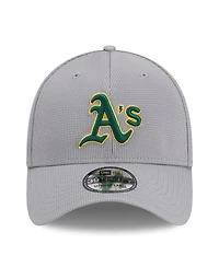 New Era Men's Gray Oakland Athletics Active Pivot 39Thirty Flex Hat