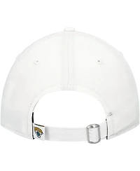 New Era Women's White Jacksonville Jaguars Circle Primary Logo 9twenty Adjustable Hat