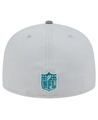 New Era Men's Gray Jacksonville Jaguars Active Camo 59fifty Fitted Hat