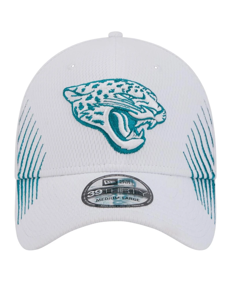New Era Men's White Jacksonville Jaguars Active 39thirty Flex Hat