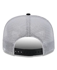 New Era Men's Black Miami Heat Court Sport Speckle 9fifty Snapback Hat