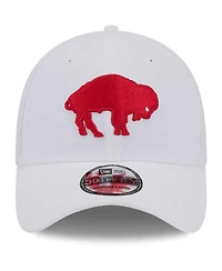 New Era Men's White Buffalo Bills Throwback 39Thirty Flex Hat