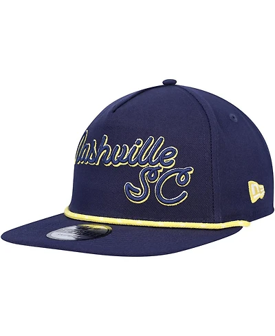 New Era Men's Navy Nashville Sc Script Golfer Adjustable Hat